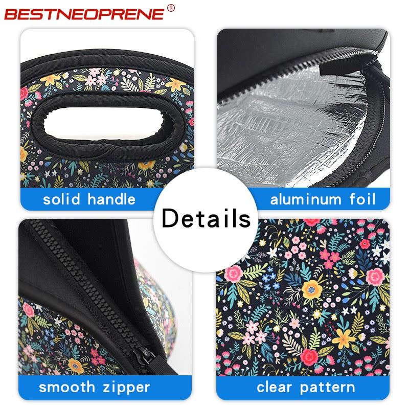 Neoprene Lunch Bag With Shoulder Strap suppliers